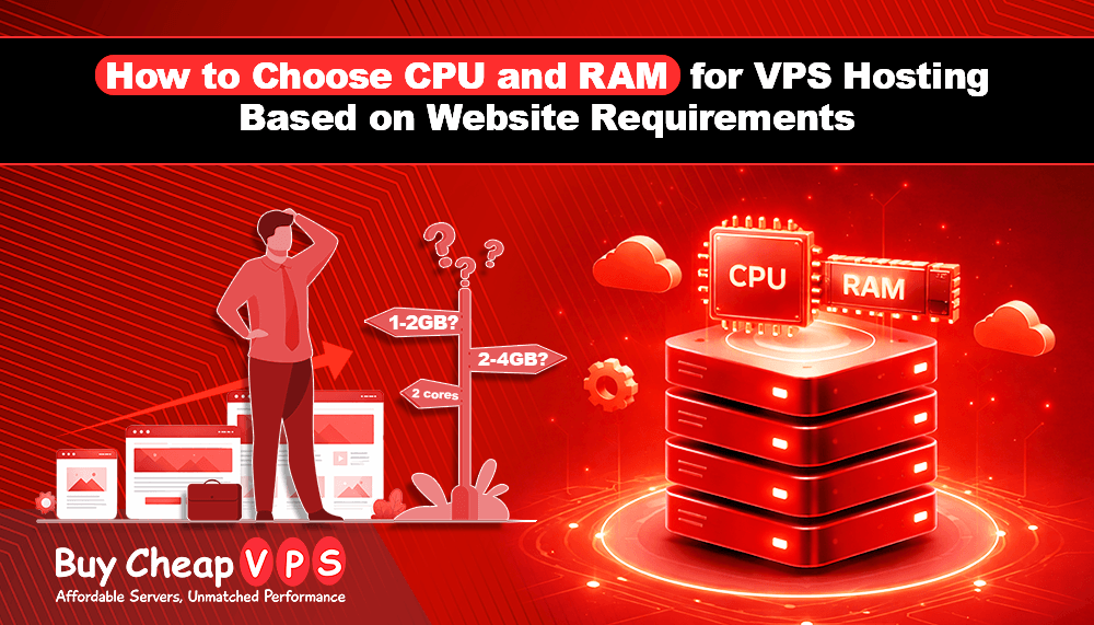 How to Choose CPU and RAM for VPS Hosting Based on Website Requirements